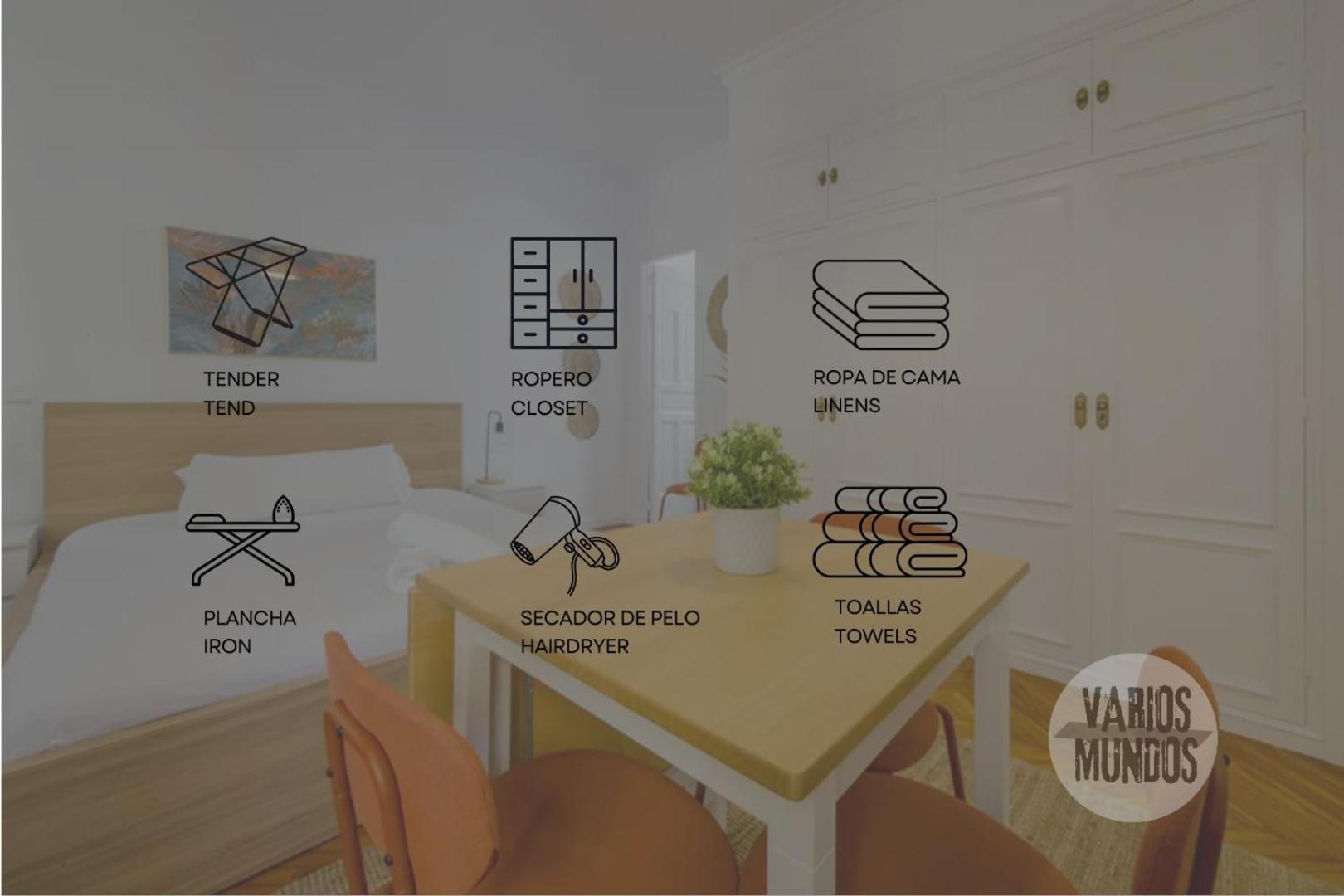 Petite E Chic Loft Para 3 En El Corazon De Madrid Eksteriør billede